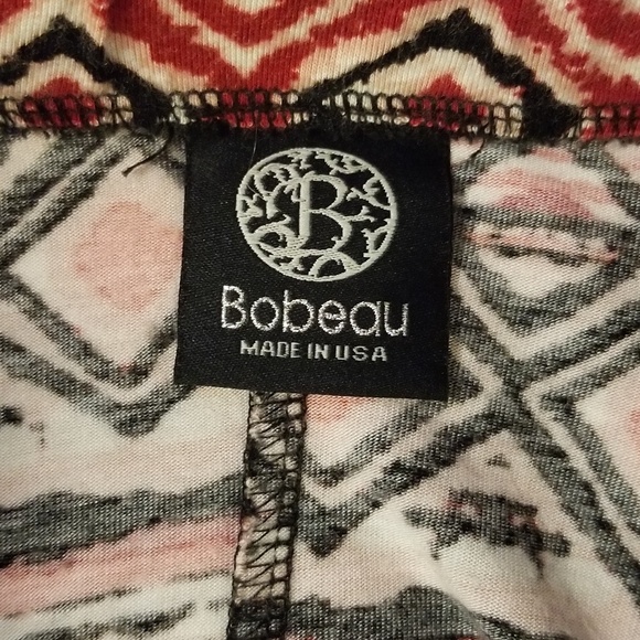 Bobeau ❤ Tribal Print High Low Flowy Skirt - Picture 4 of 7